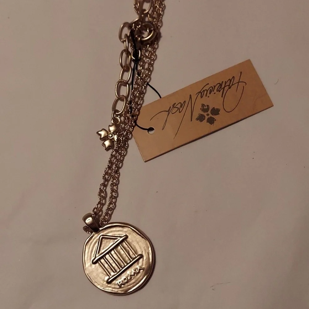Your Choice or 1: NWT Double Coin or Single Coin Patricia Nash Necklace - Picture 6 of 7